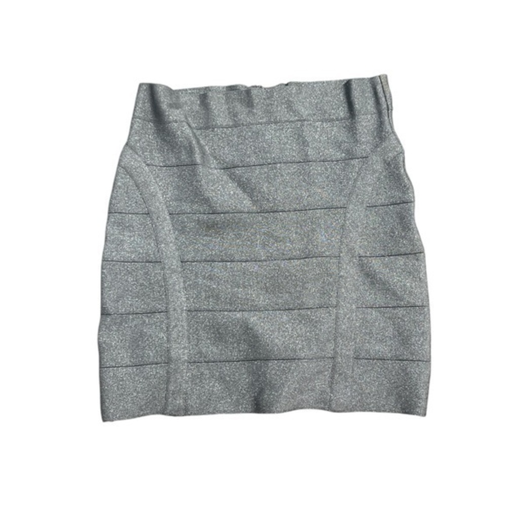 Bebe Elegant Gray Skirt size large